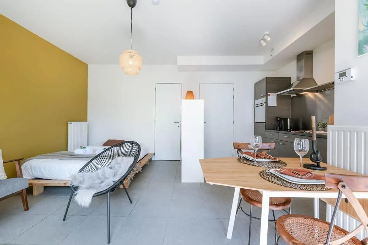 Apartamento Comfortable Studio With Terrace In Amberes Bélgica